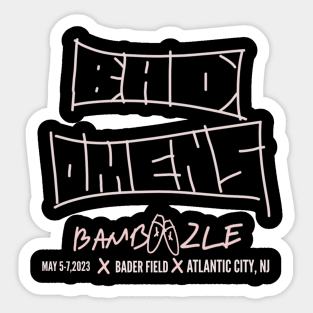 Bad omens Sticker